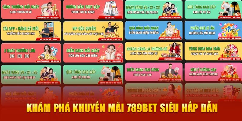 789Bet tung ra nhiều khuyến mãi hot mỗi ngày